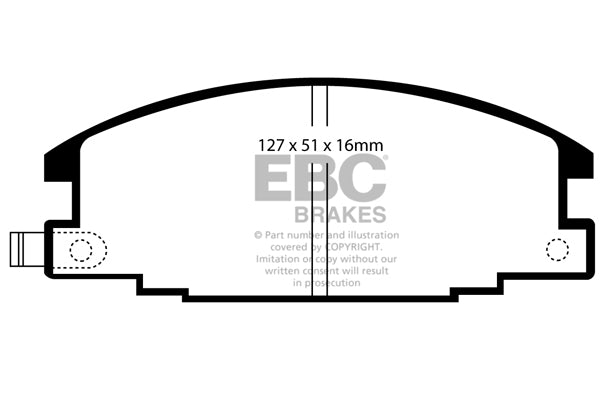 EBC Brake Pad Set DP6746