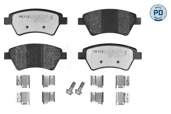 MEYLE Brake Pad Set 025 239 3018/PD