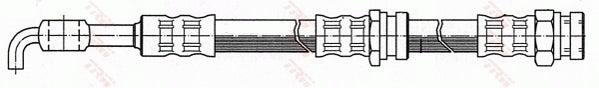 TRW Brake Hose PHD743