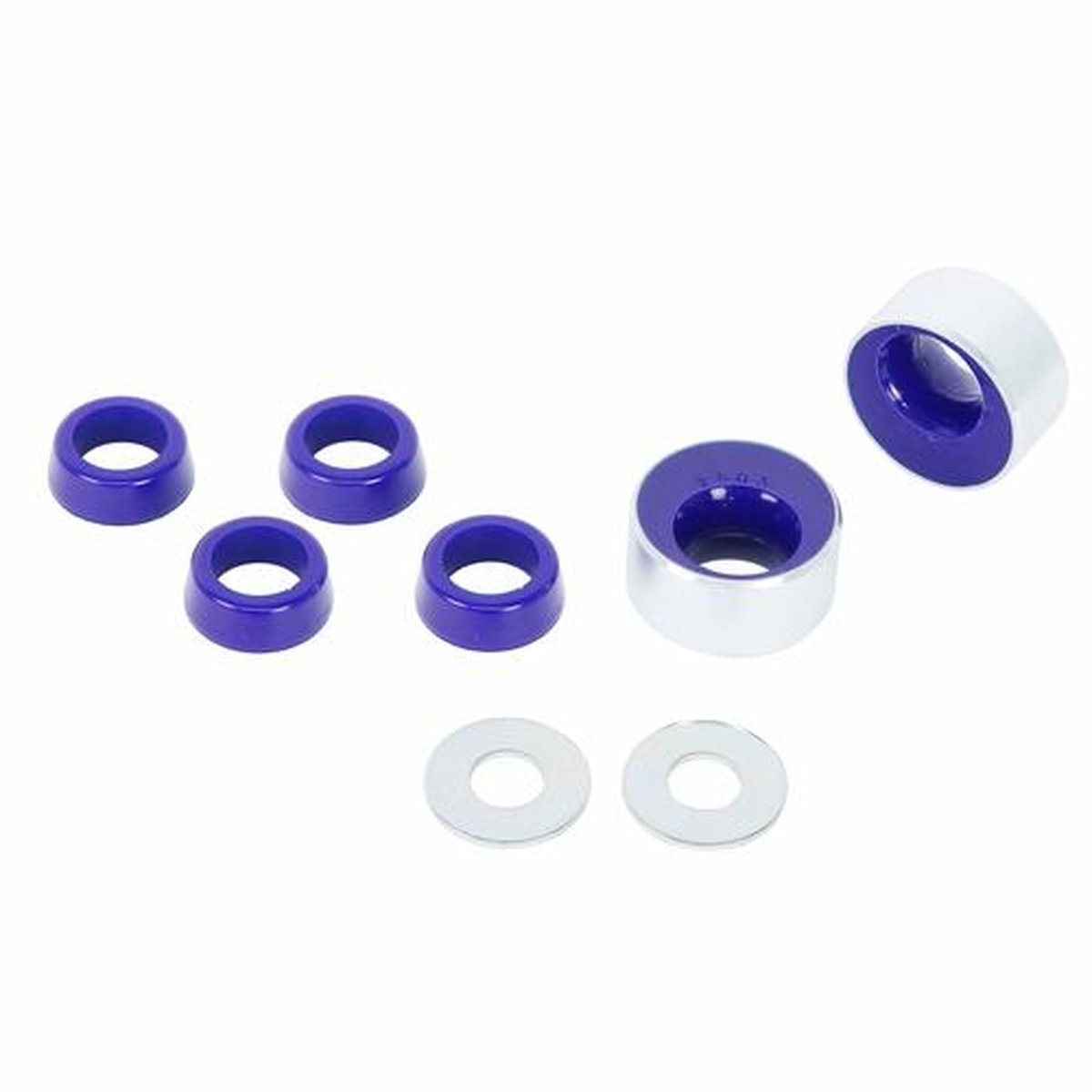 SuperPro Front Control Arm Lower-Inner Rear Bush Kit Double Offset Fits Subaru SPF5112K