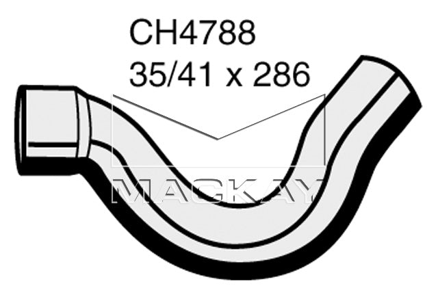 Mackay Top Radiator Hose CH4788