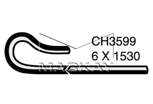 Mackay Expansion Tank Hose CH3599