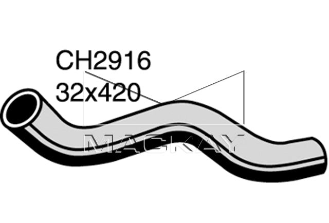 Mackay Top Radiator Hose CH2916