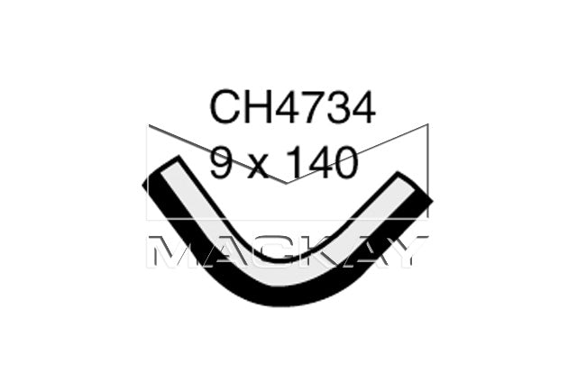 Mackay Bypass Heater Hose CH4734
