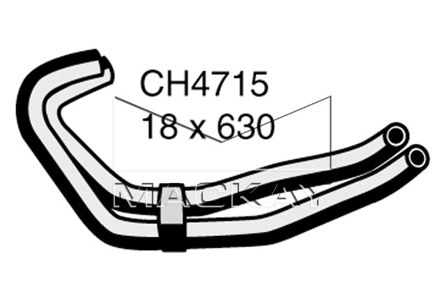 Mackay Heater Hose CH4715