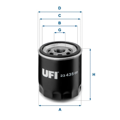 UFI Filters Oil Filter 23.435.00