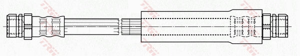TRW Brake Hose PHA486