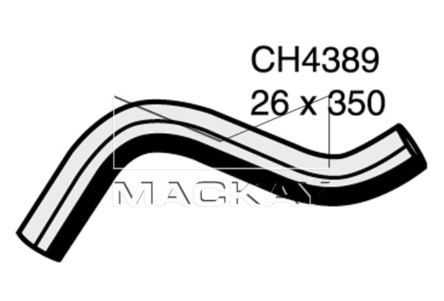 Mackay Top Radiator Hose CH4389