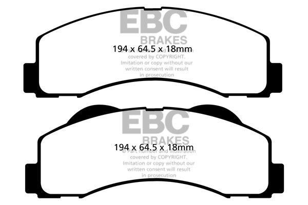 EBC Brake Pad Set DP61855