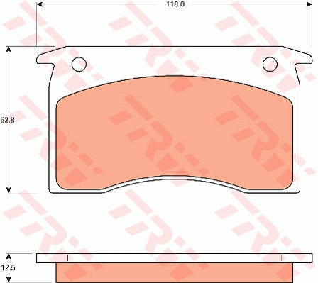 TRW Brake Pad Set GDB7600DT