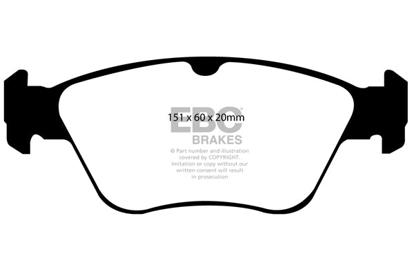 EBC Mercedes Front Pads DP21055