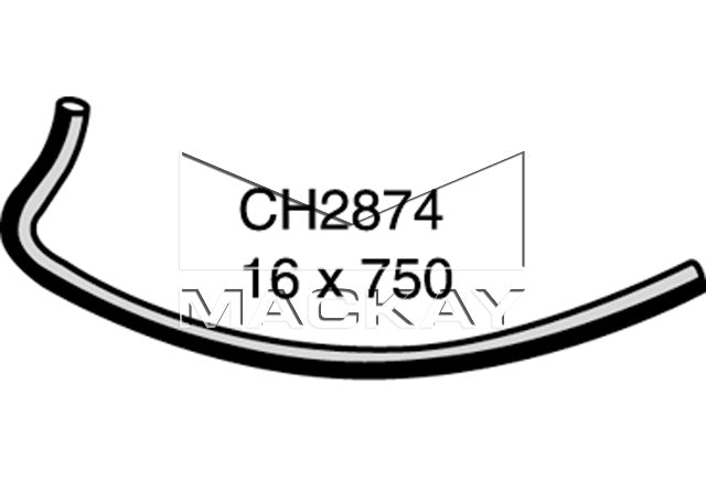 Mackay Heater Hose CH2874