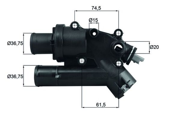Mahle Thermostat TH 46 83