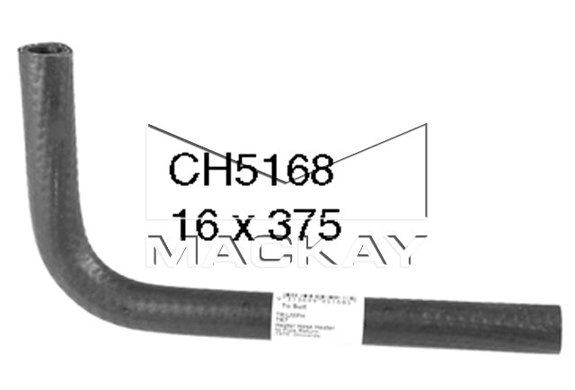 Mackay Heater Hose CH5168