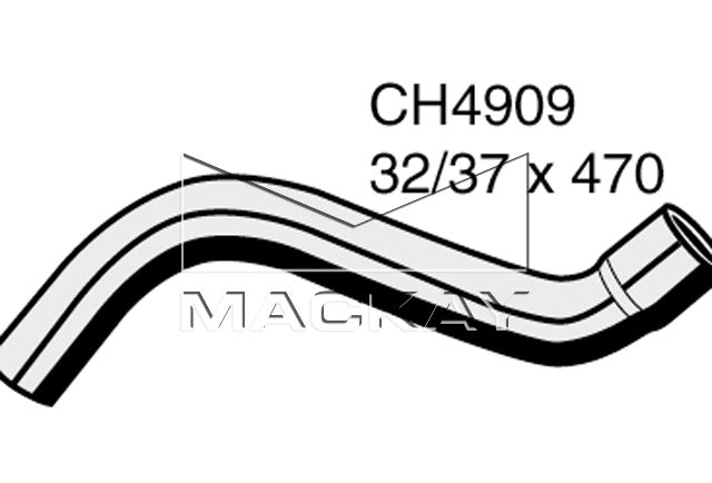 Mackay Top Radiator Hose CH4909