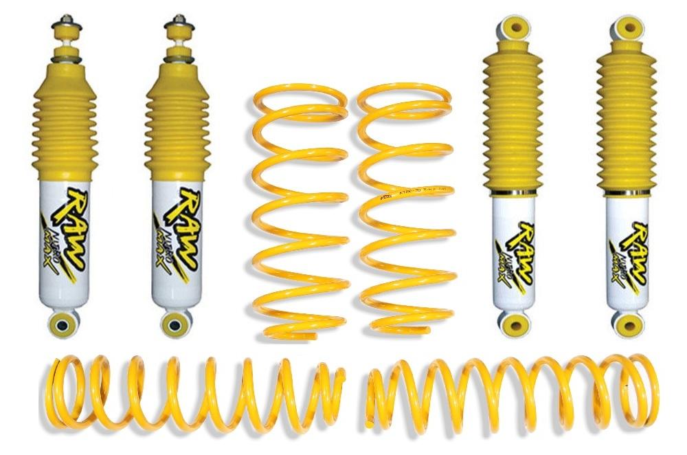 RAW 4x4 2 Inch 50mm RAW Nitro Max 4x4 Heavy Duty Lift Kit to suit Jeep Wrangler JK LWB 2007-2018