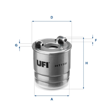 UFI Filters Fuel Filter 24.111.00