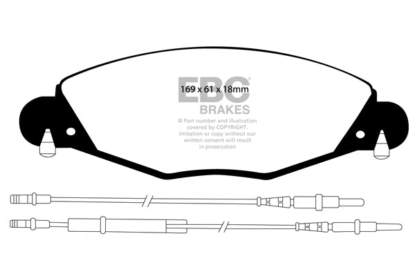 EBC Citroen C5 Front Pads DP21372