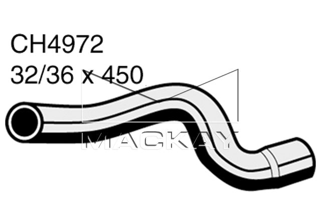 Mackay Top Radiator Hose CH4972
