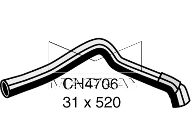 Mackay Top Radiator Hose CH4706