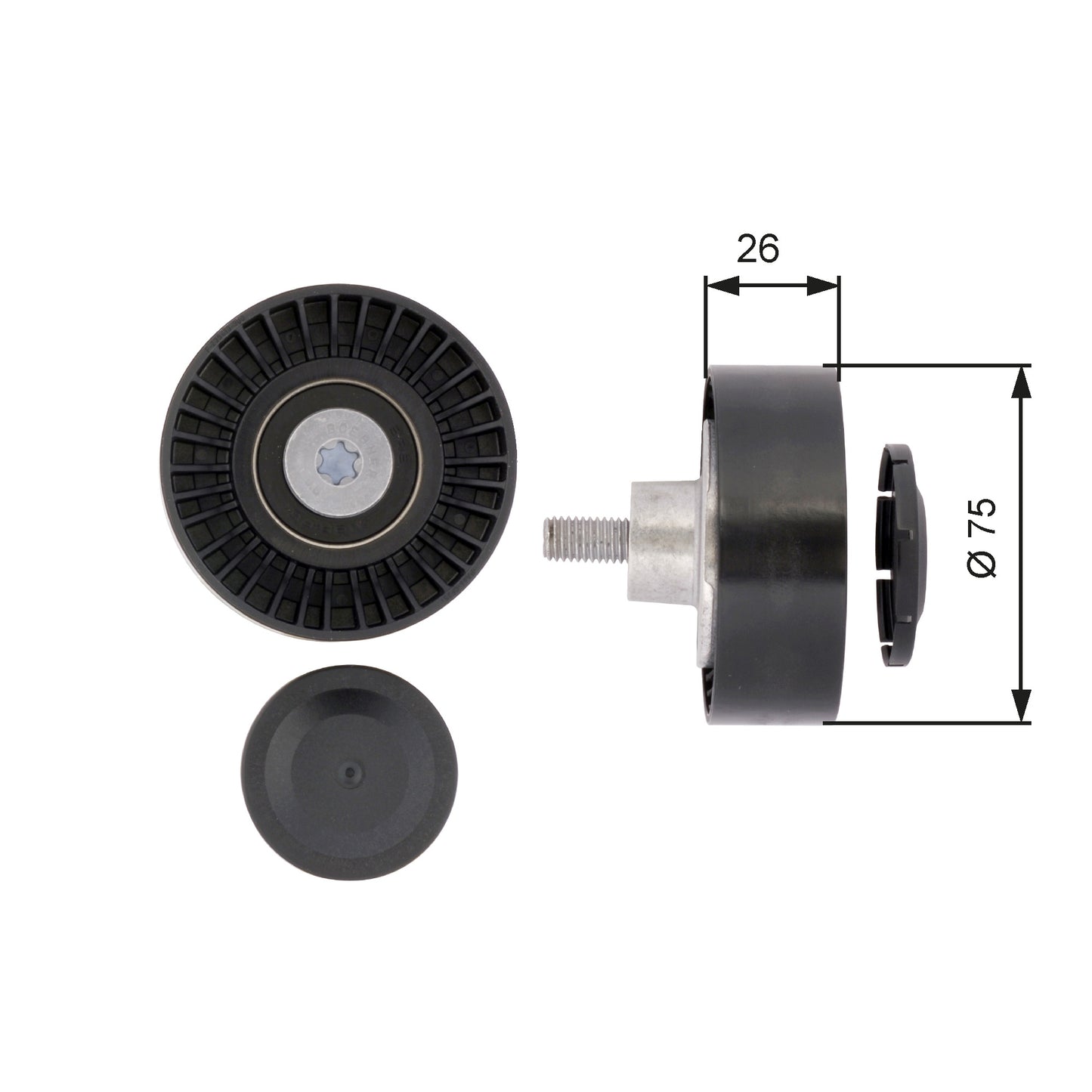Gates Pulley Belt Guide 36385