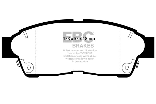 EBC Brake Pad Set DP6964