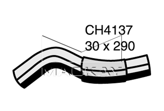 Mackay Top Radiator Hose CH4137