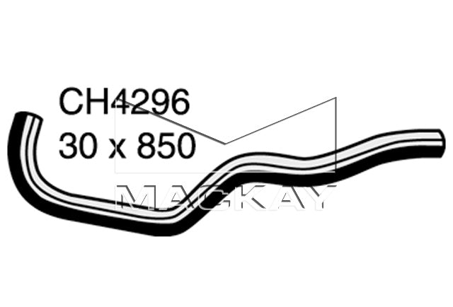 Mackay Bottom Radiator Hose CH4296