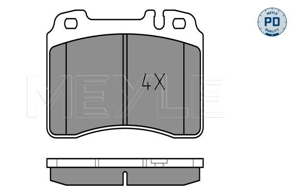 MEYLE Brake Pad Set 025 211 5316/PD