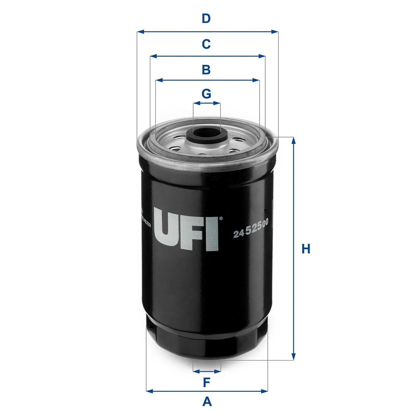 UFI Filters Fuel Filter 24.525.00