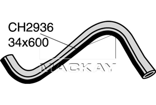 Mackay Bottom Radiator Hose CH2936
