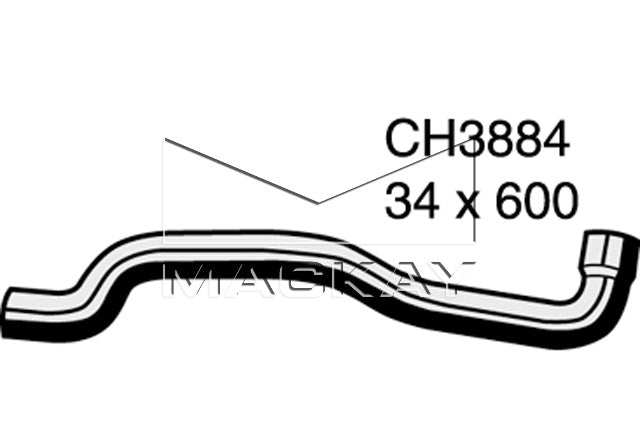 Mackay Top Radiator Hose CH3884