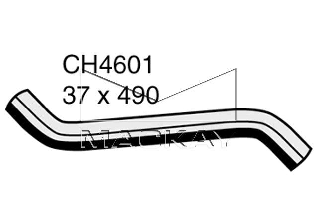 Mackay Top Radiator Hose CH4601