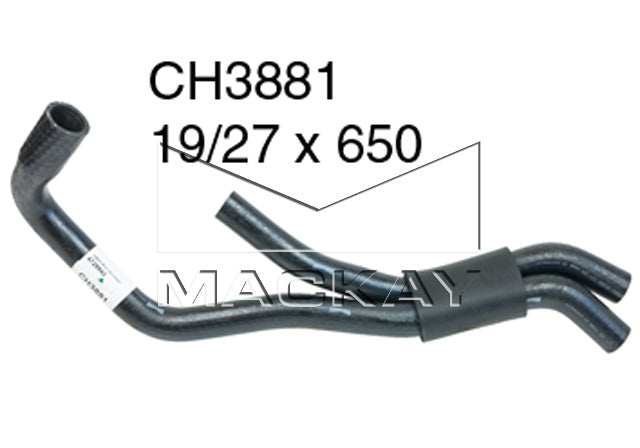 Mackay Heater Hose CH3881