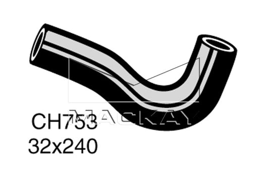 Mackay Top Radiator Hose CH753