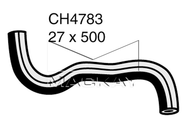 Mackay Bottom Radiator Hose CH4783