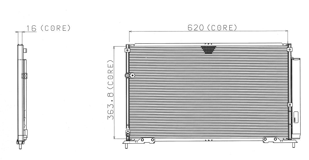 DENSO AC Condenser A477-A367