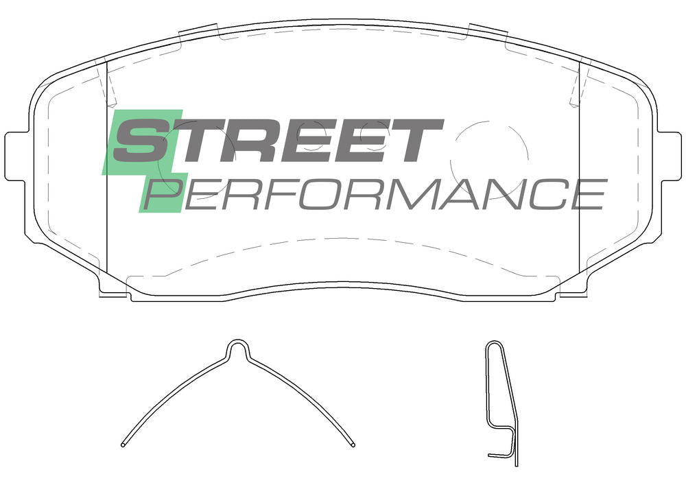 DBA Street Performance Brake Pad Set DB1916ASP