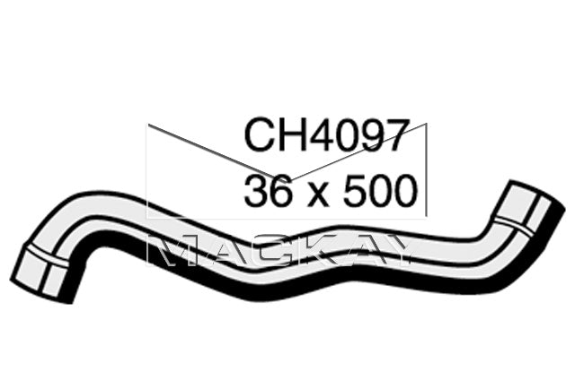 Mackay Top Radiator Hose CH4097