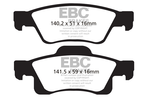 EBC Brake Pad Set DP61872