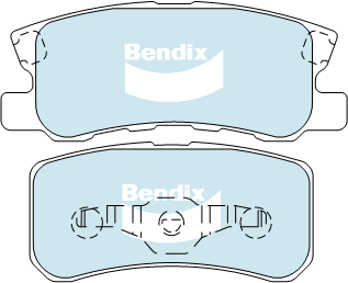 Bendix Ultimate 4WD Brake Pad Set DB1464 ULT4WD