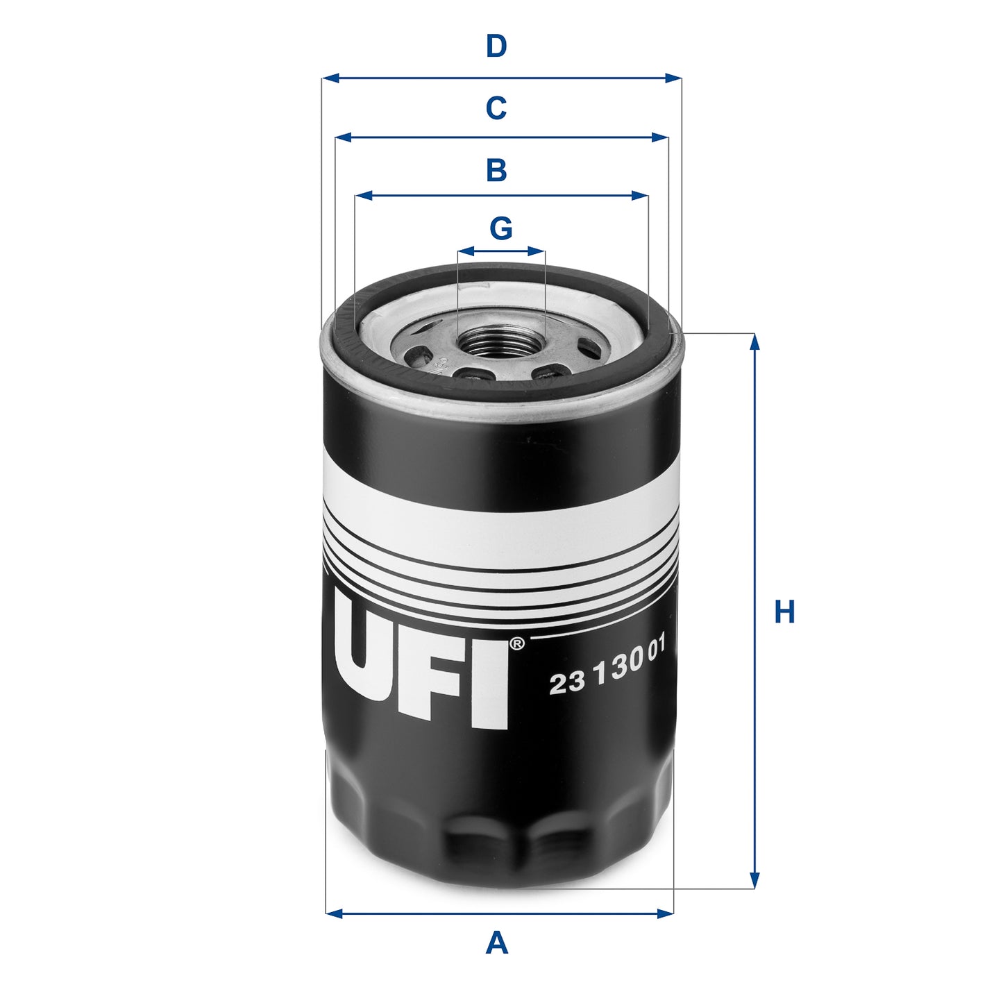 UFI Filters Oil Filter 23.130.01