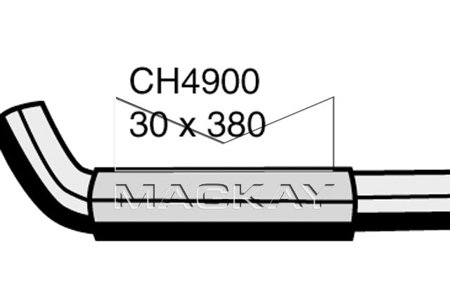 Mackay Top Radiator Hose CH4900