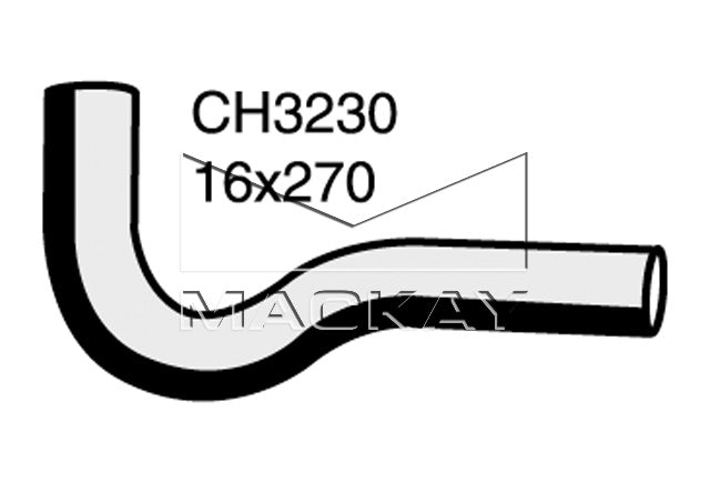 Mackay Heater Hose CH3230