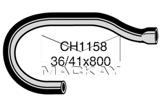 Mackay Top Radiator Hose CH1158