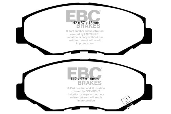 EBC Honda Crv 03- Front Pads DP21655