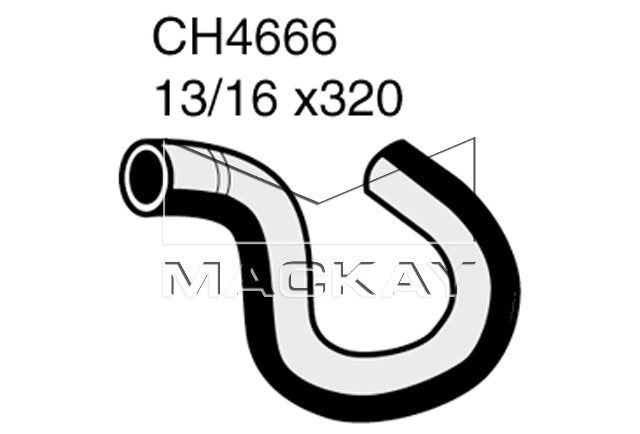 Mackay Bypass Heater Hose CH4666