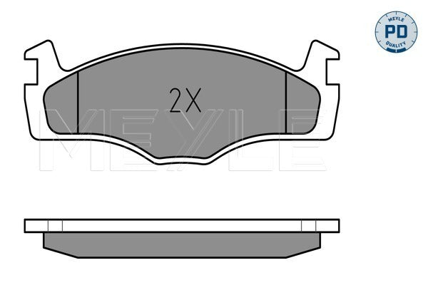 MEYLE Brake Pad Set 025 208 8719/PD