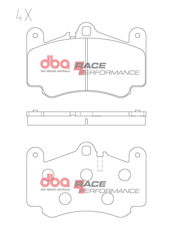 DBA Race Performance Brake Pad Set DB1400RP