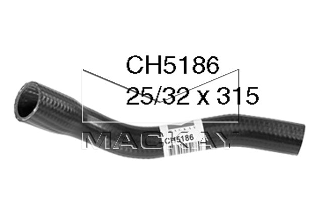 Mackay Top Radiator Hose CH5186